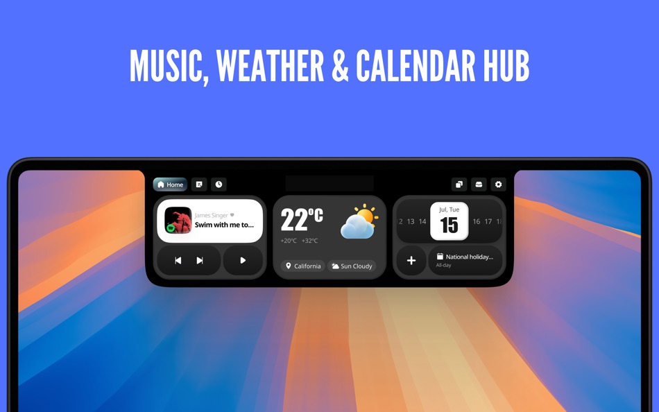 #2. Dynamic Notch Island - Perch (macOS) 게시자: Serkan Adiguzel