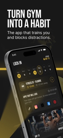 Training & Gym App: Lock In Screenshot 1 of 5