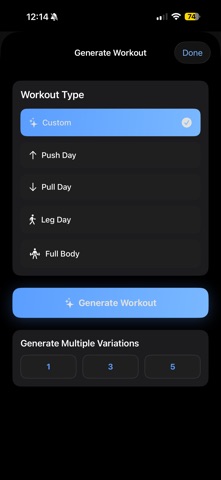 Ascend - Workout Tracker screenshot