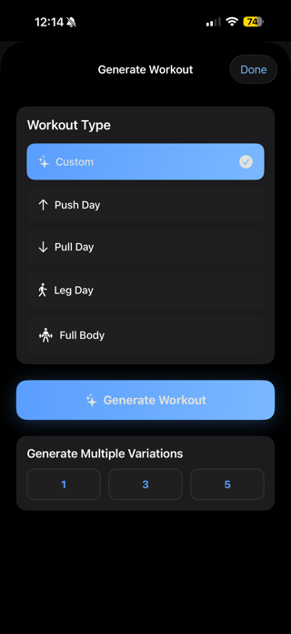 Ascend - Workout Tracker Screenshot 3 of 5