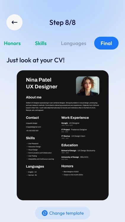 Resume Maker. Intelligent CV screenshot-3