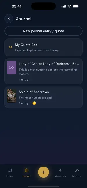 Readiary Reading Journal screenshot 2
