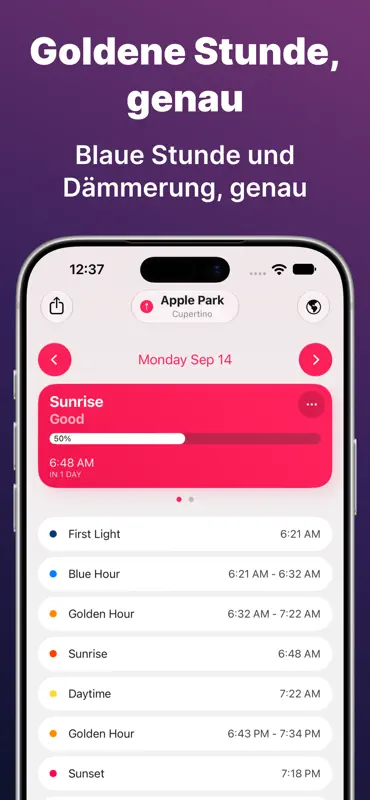 Alpenglow: Sunset Prediction screenshot 3 of 8