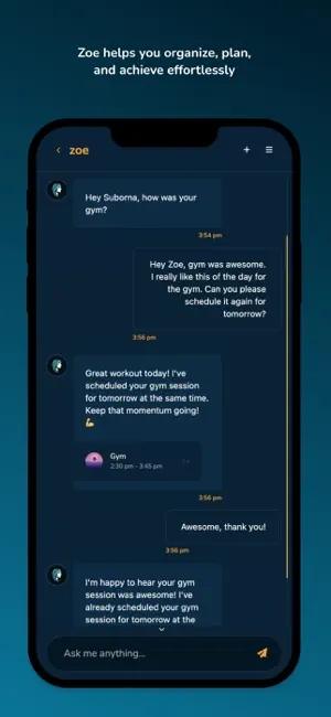 Zoe - AI life coach screenshot 4