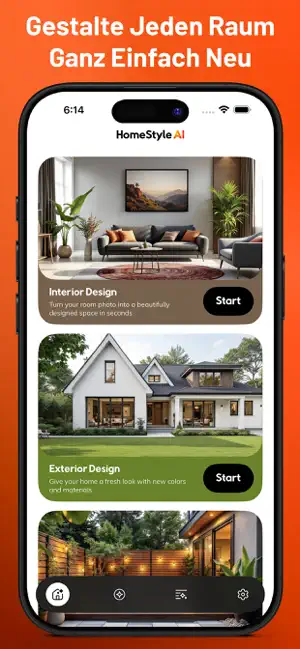Home Style AI: Interior Design iPhone screenshot 1