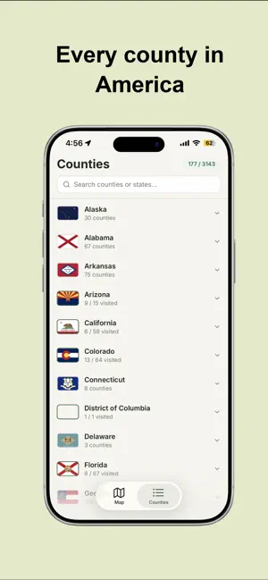 U.S. Counties screenshot 2