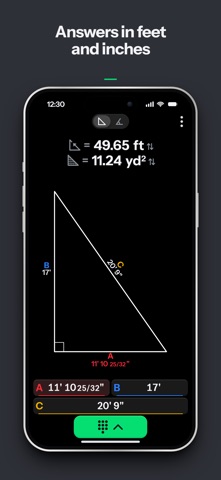 JobRig: Triangle Calculator Screenshot 3 of 7