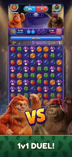 Matchquatch: Forest Match 3 screenshot 2