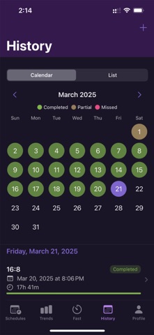 Null Fasting iPhone screenshot
