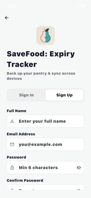SaveFood: Expiry Tracker screenshot 1