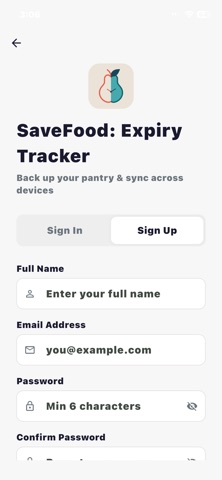 SaveFood: Expiry Tracker Screenshot 1 of 10