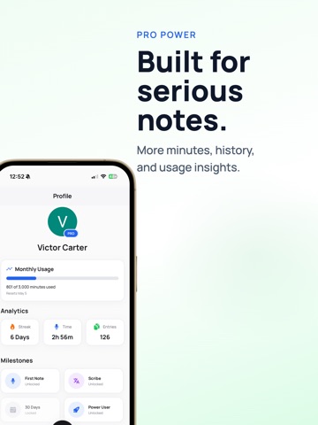 MyAudioNote - AI Voice Notes iPad screenshot