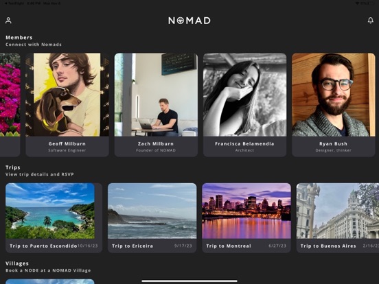 NOMAD NATION iPad screenshot 2 - Lifestyle app