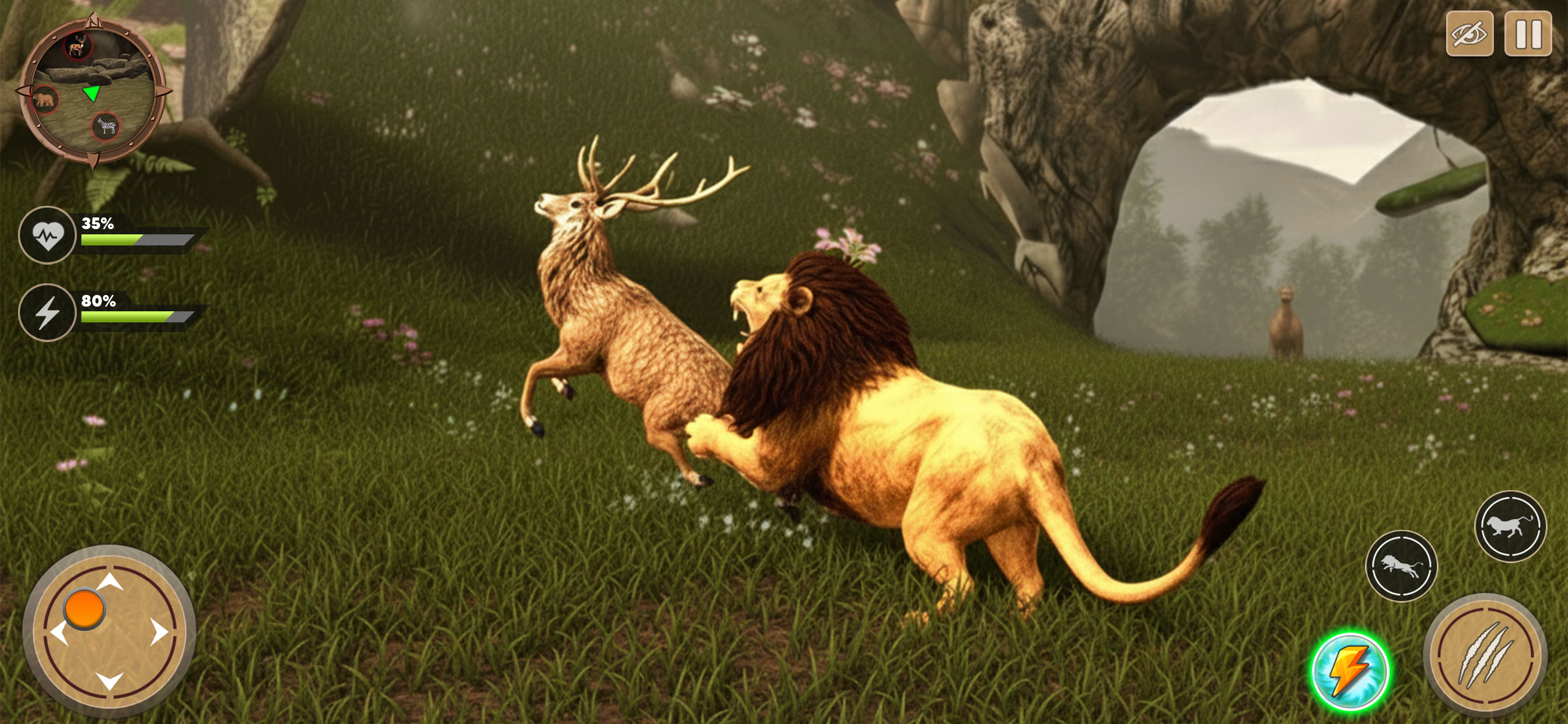 Wild Lion Simulator Games 3D