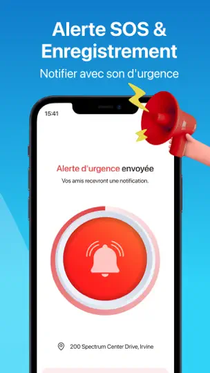 Capture d'écran de ISharing - Localiser Mes Amis sur iPhone 4