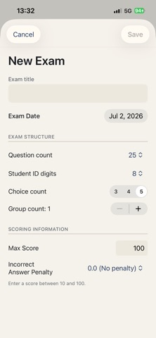 Scorvia: Exam Sheet Scanner Screenshot 8 of 8
