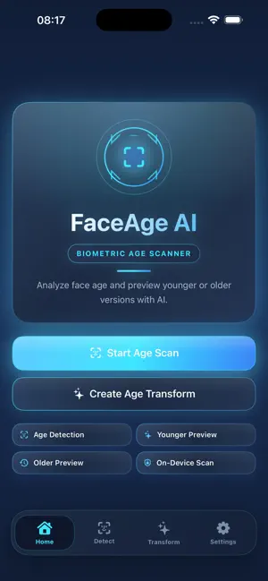 FaceAge AI: Age Detector Face screenshot 1