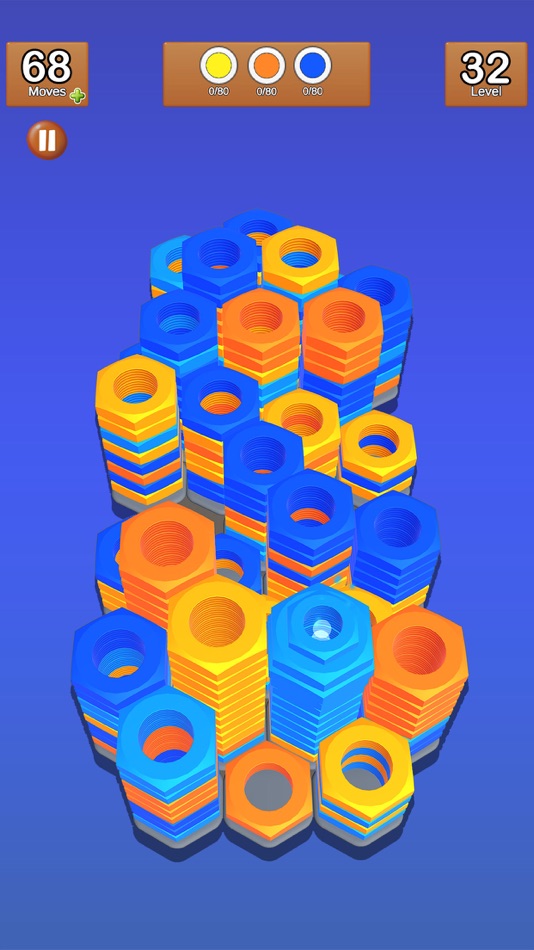 #3. Hexa Puzzle Stack : Tile Match (iOS) 由: Asad Ullah
