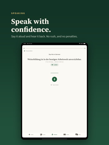 Willkommen - Learn German iPad screenshot
