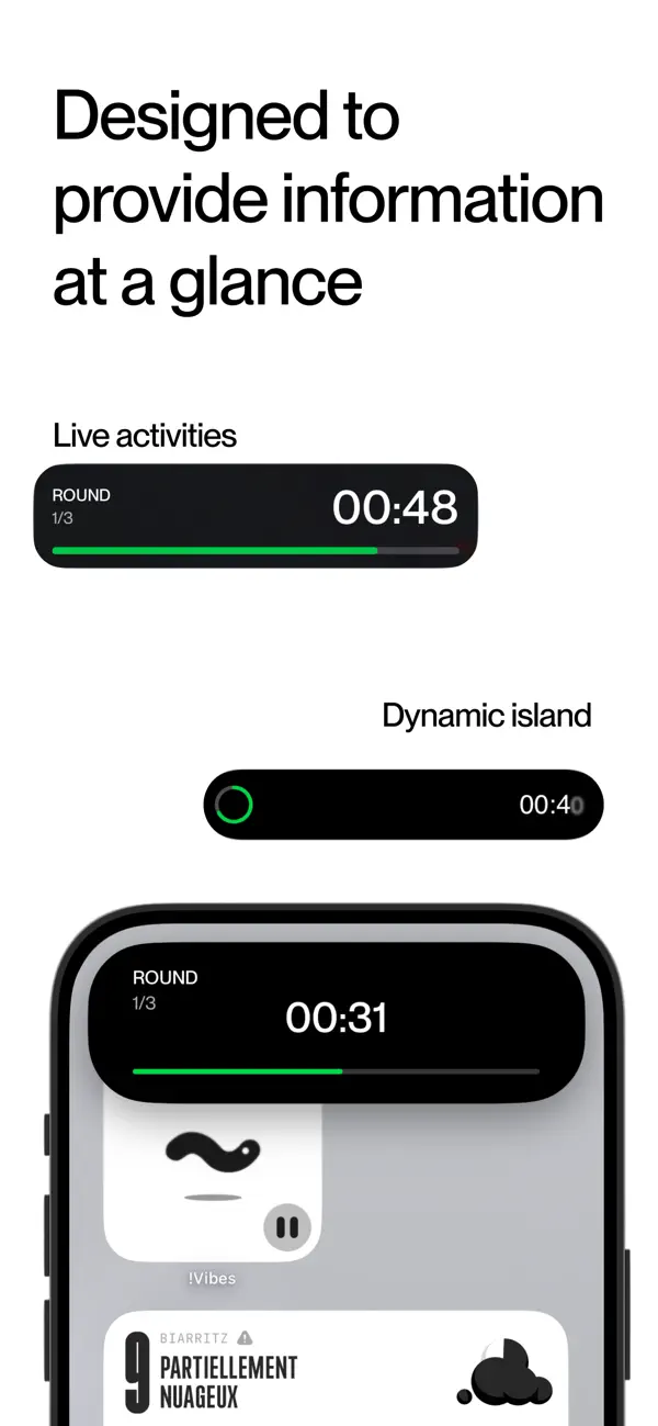 Screenshot #2 pour Minimal Interval Timer