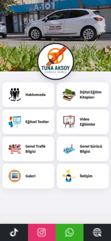 Tuna Aksoy Sürücü Kursu iPhone screenshot