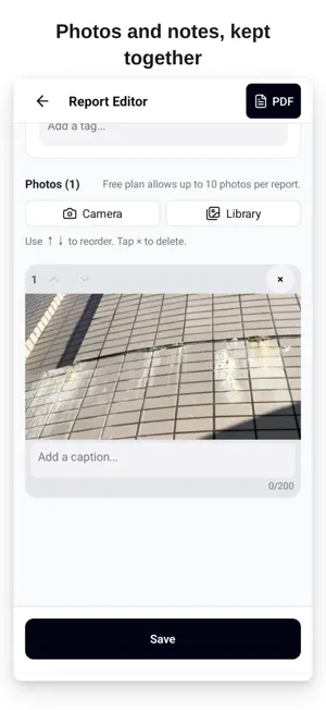 Repolog: Photo Site Reports screenshot 3