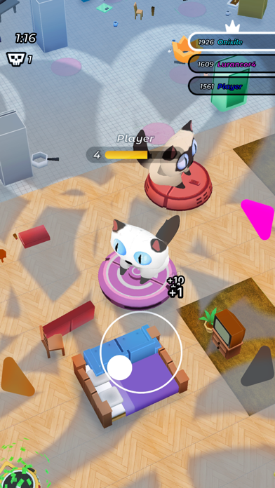 Cat cleaning: cute pvp games Screenshot
