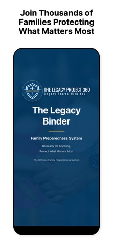 The Legacy Binder App screenshot