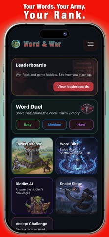 Word & War screenshot