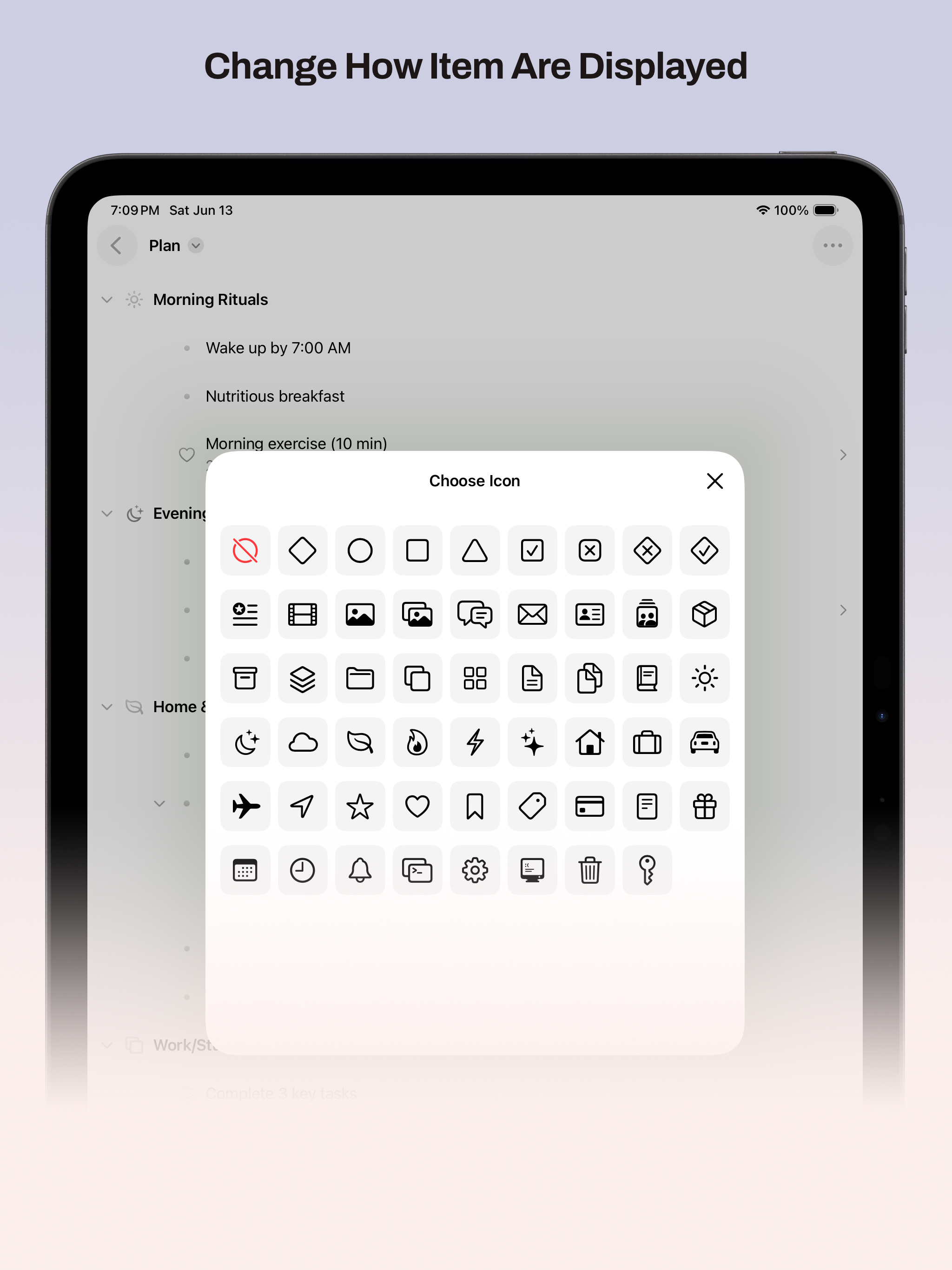 Nested List: Outliner
