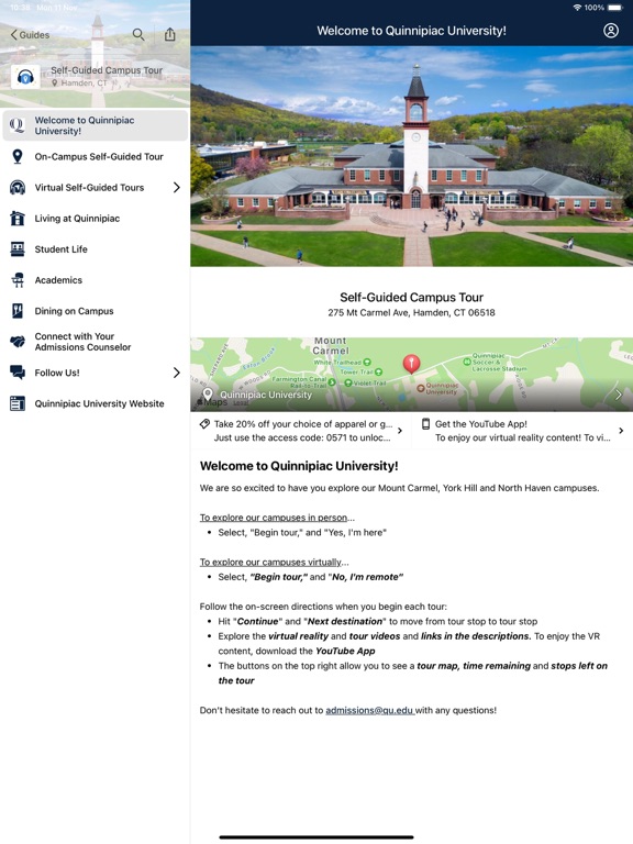 Screenshot #4 pour Quinnipiac University Events