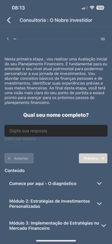 Nobre investidor screenshot