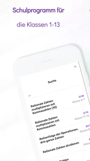 MatheApp – Mathe lernen screenshot 1
