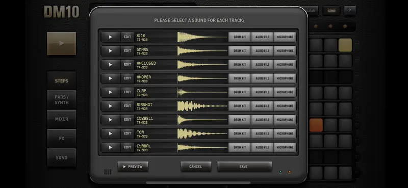 DM10 - Drum & Synth Machine screenshot 9 of 10