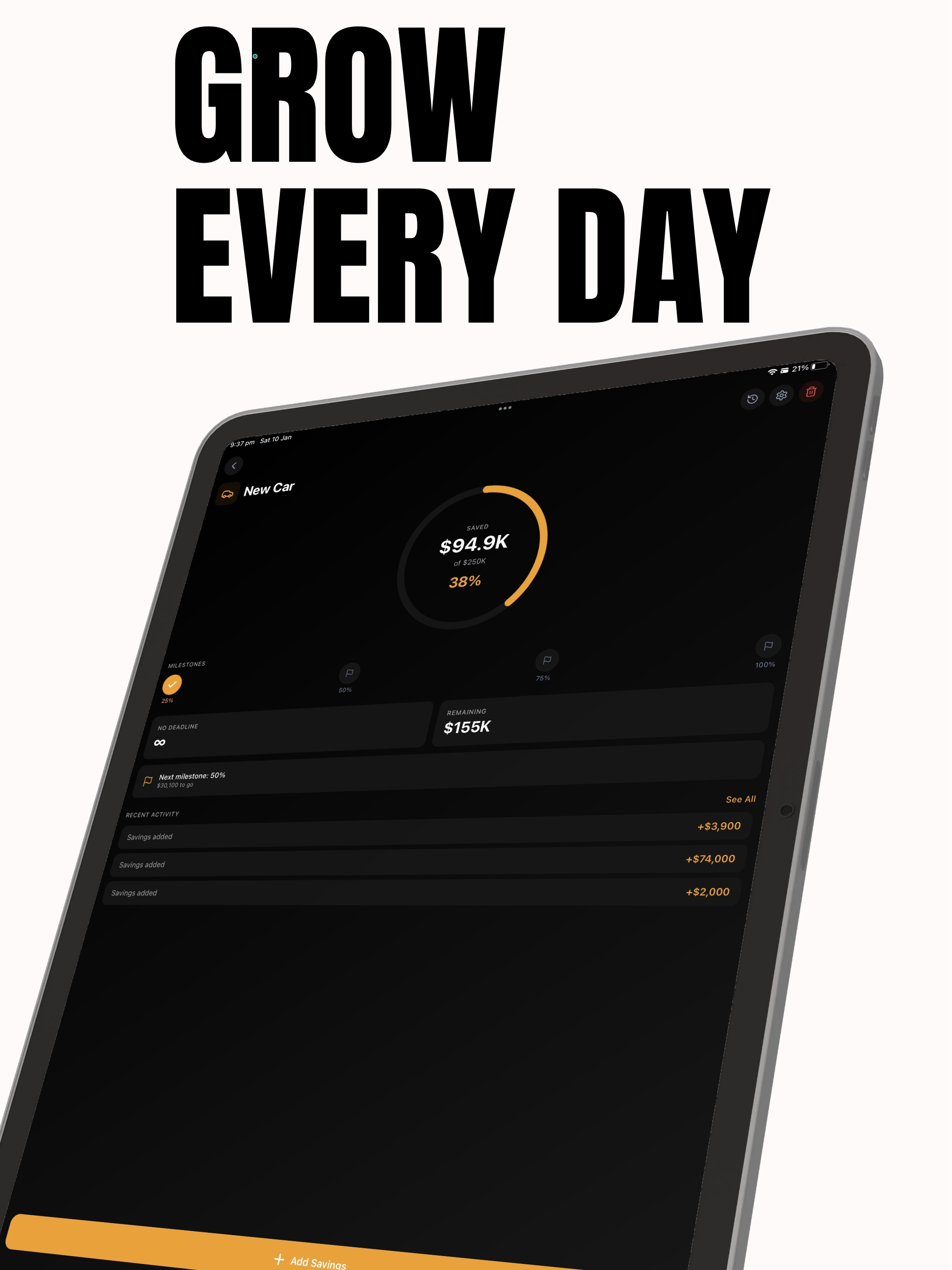 Finey - Financial Goal Tracker