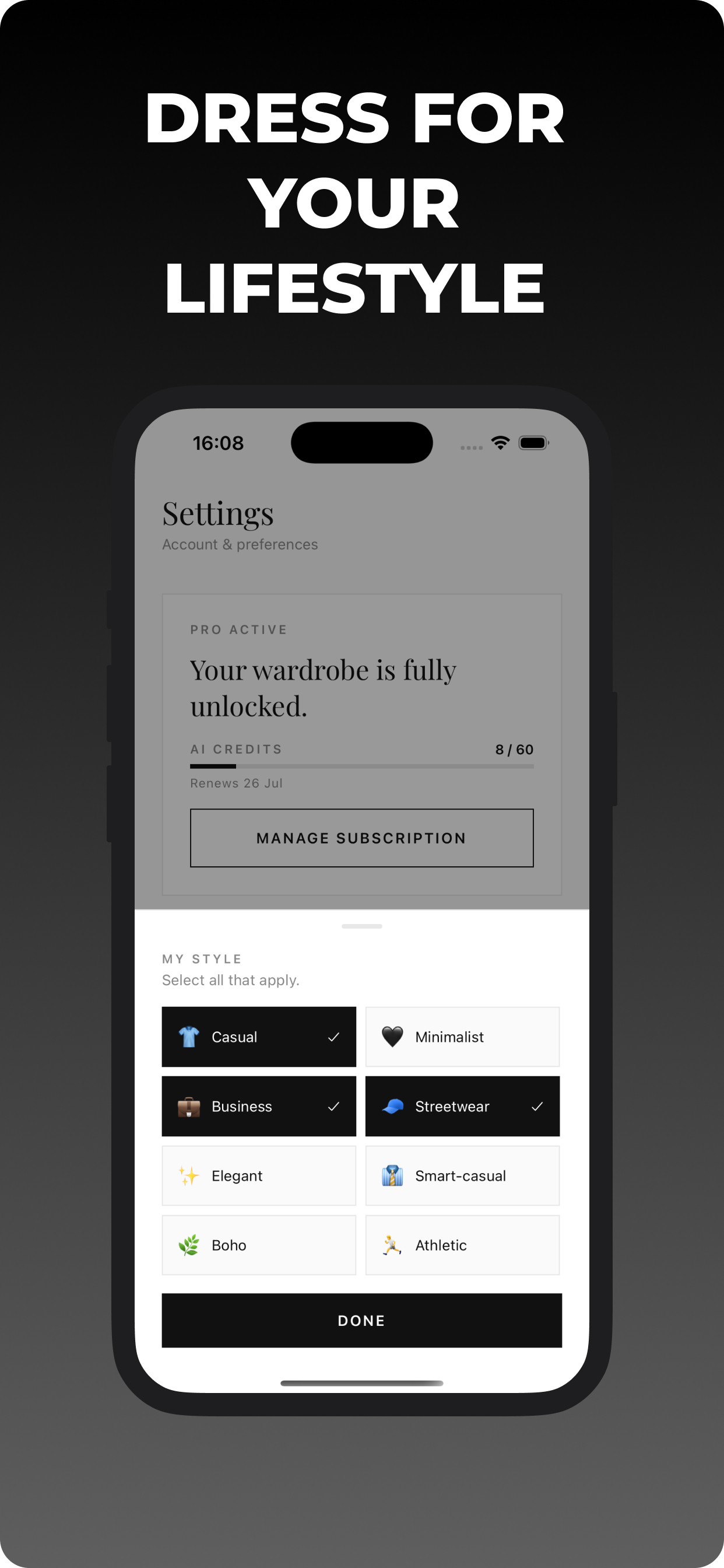 Vestis: AI Wardrobe Stylist screenshot 5