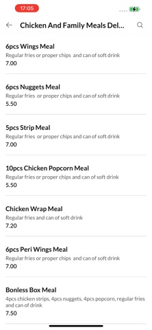 Fry-Days Fish And Chicken. iPhone screenshot