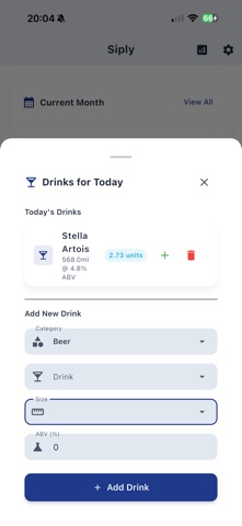 Siply - Drink Diary Screenshot 5 of 5
