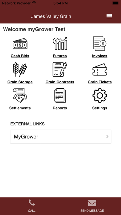 James Valley Grain LLC. Screenshot