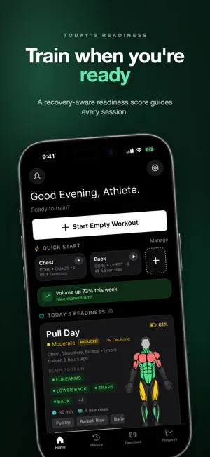 Everlift: Gym Workout Log screenshot 1