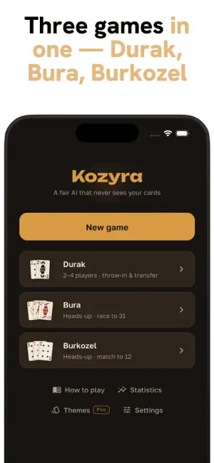 Durak & Bura Cards - Kozyra screenshot 2