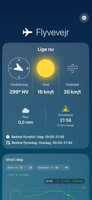 Flyvevejr screenshot 1