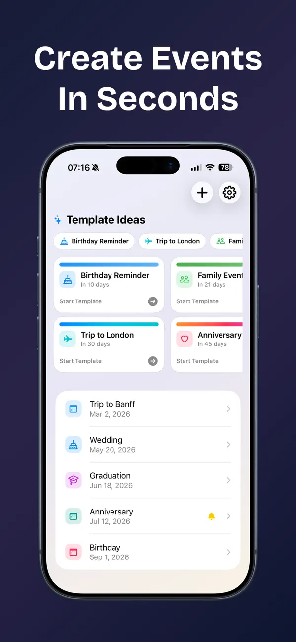 #1. Until - Countdown Widgets (iOS) بواسطة: Avi Shany