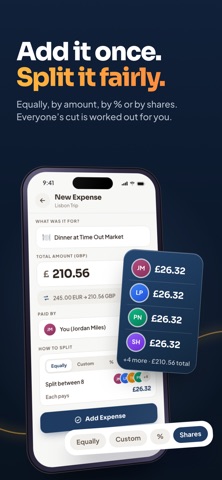 Splitr: Split Group Expenses Screenshot 2 of 8
