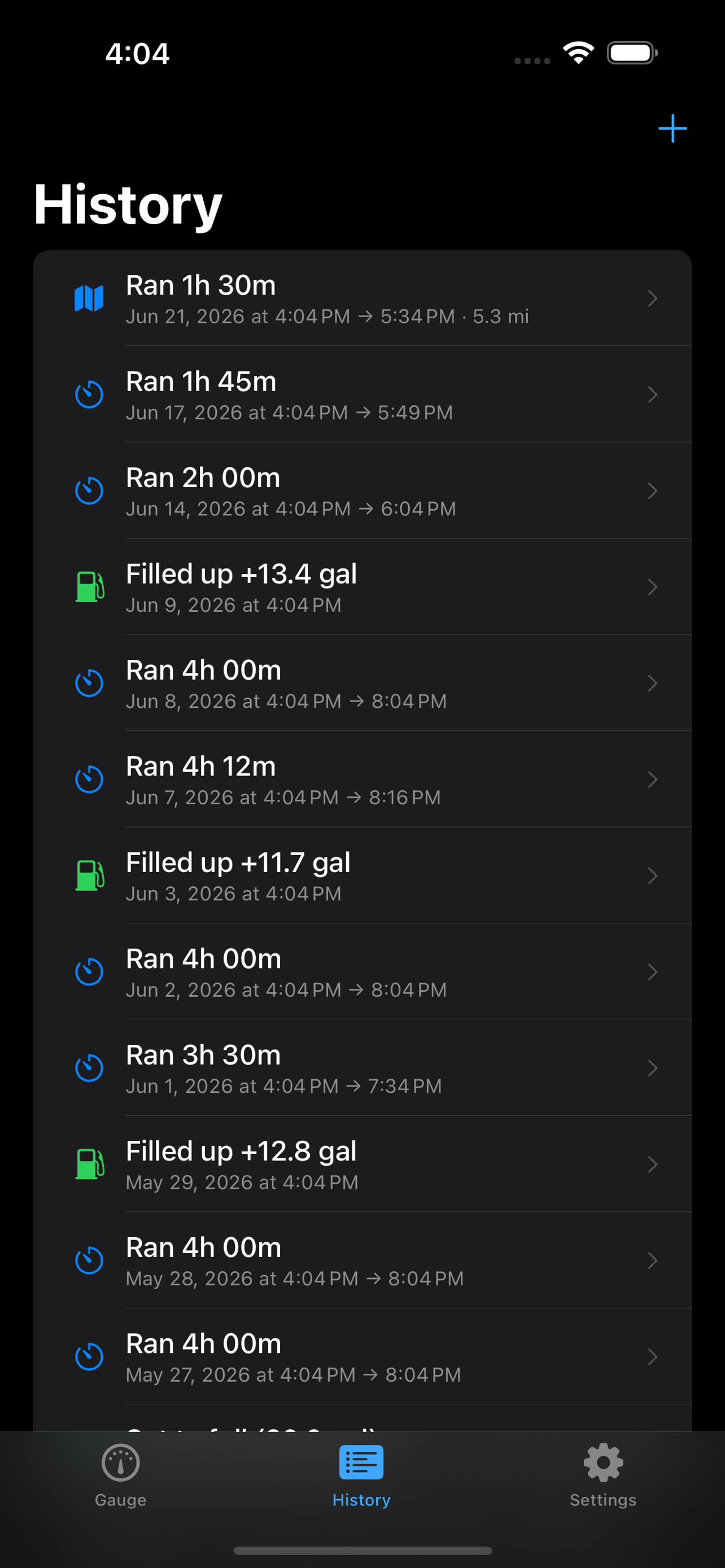Boat Fuel Gauge & Timer screenshot 4