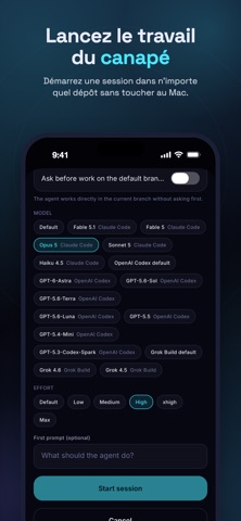 Alpha Overmind : Agent IA iPhone screenshot 5