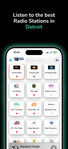 Detroit Radio – Live FM & AM iPhone screenshot
