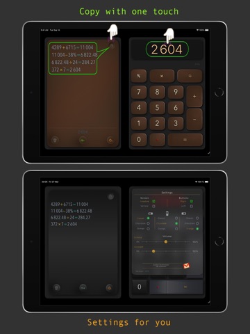 Calculator .info iPad screenshot