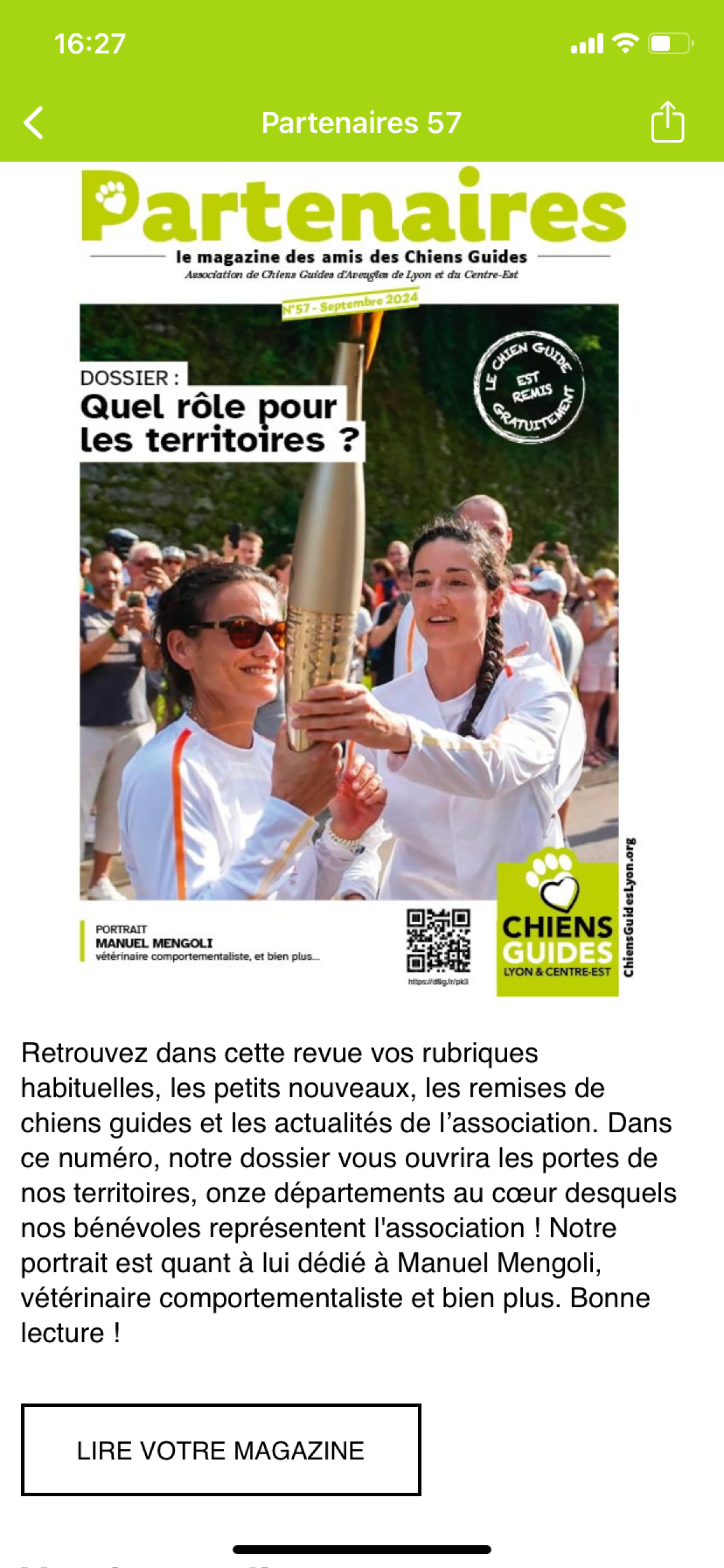Chiens Guides Lyon Centre Est screenshot 2