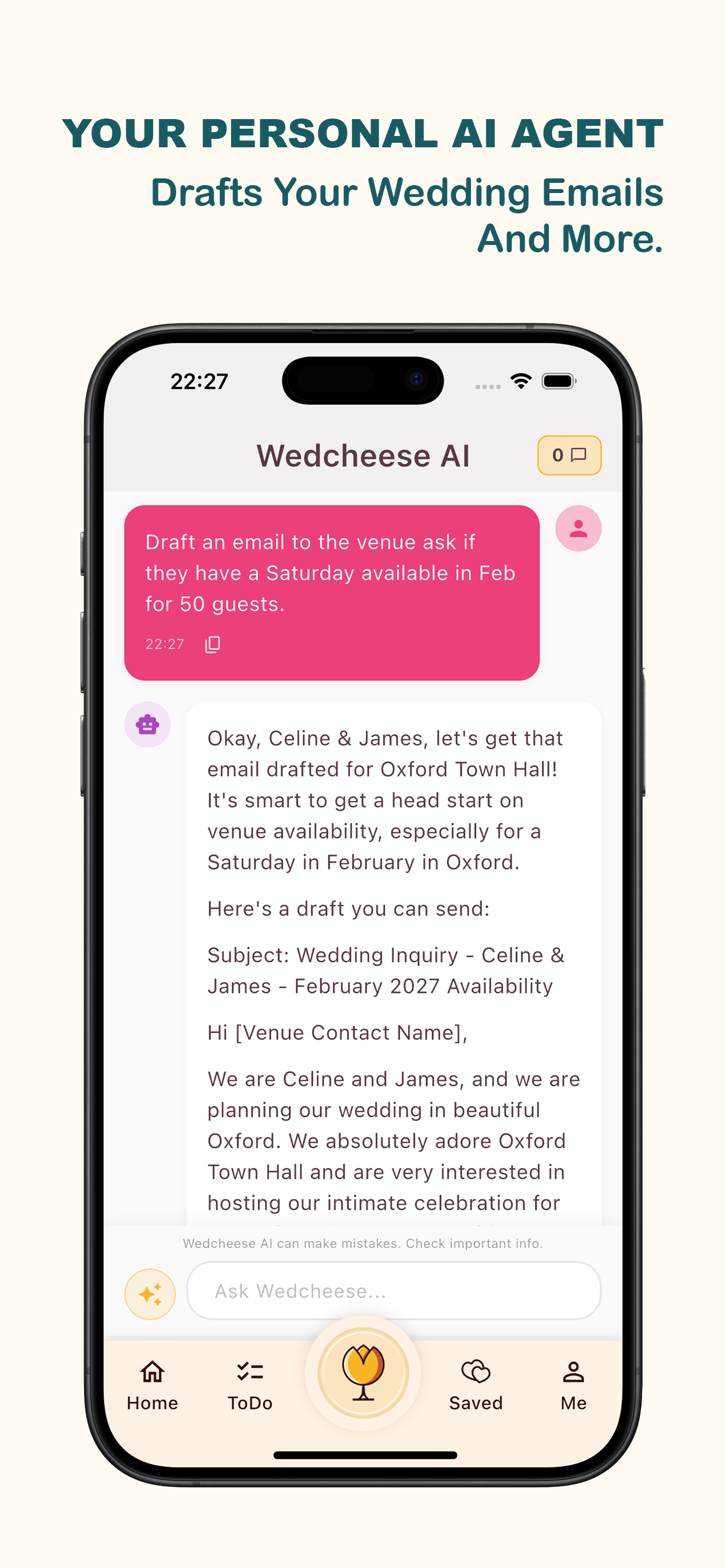 Wedcheese: AI Wedding Planner screenshot 4